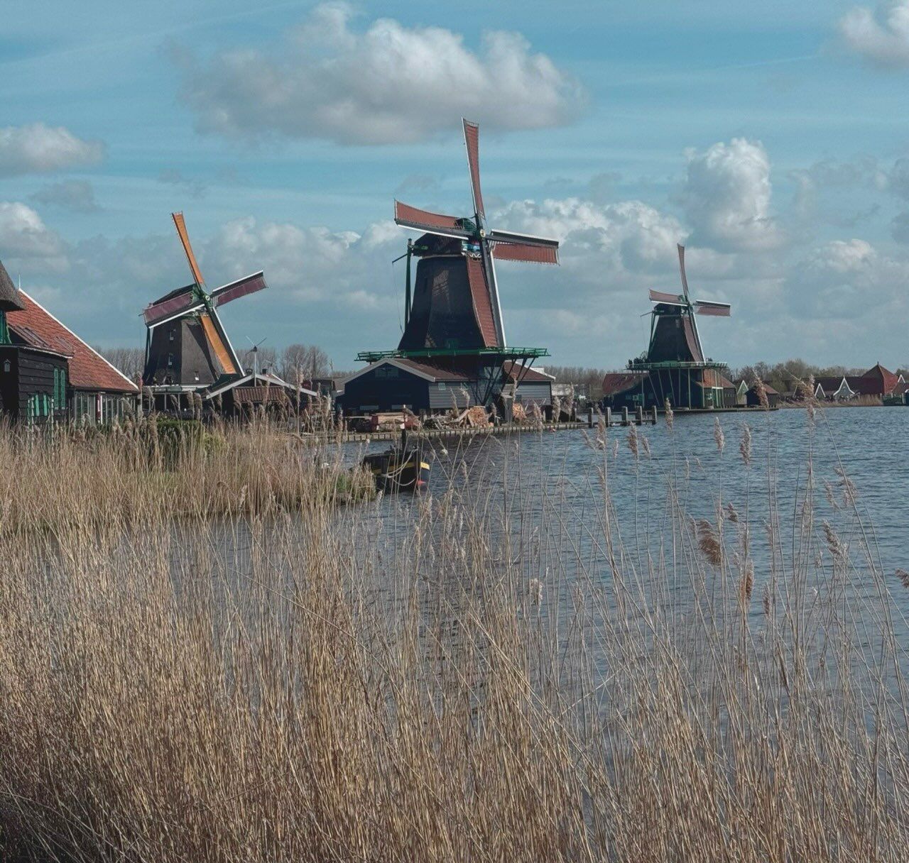 Moinhos de Zaanse Schans, na Holanda